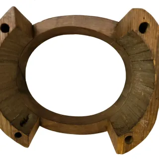 Molde de chapéu antigo madeira