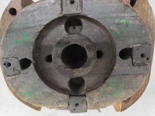 Molde de chapéu antigo madeira