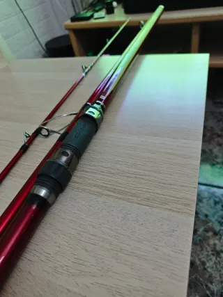 Carrete  y caña Surfcasting Kali 421 +