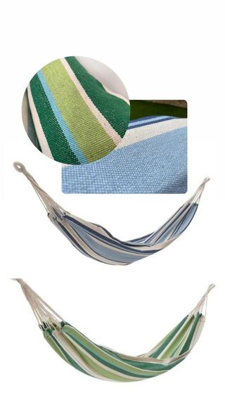 Amaca sospesa per giardino con sdraio