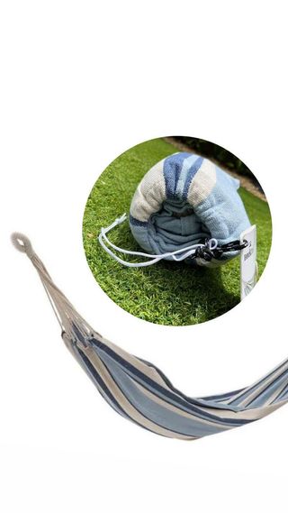 Amaca sospesa per giardino con sdraio