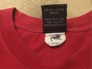 Camiseta Ferrari Roja