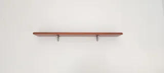 Scaffale in legno e metallo 120x20