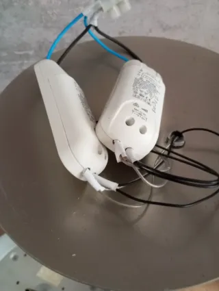 Lampada da soffitto argentata con 4 faretti