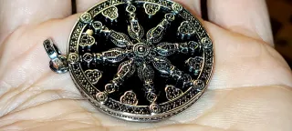 Colgante Rueda de la Fortuna Plata 925