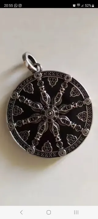 Colgante Rueda de la Fortuna Plata 925