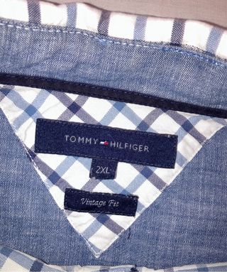 Camicia Tommy Hilfiger oversize cotone 2XL