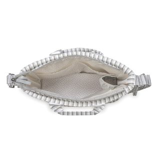 Borsa fasciatoio per neonato a righe grigie e bianche (NUOVA)!