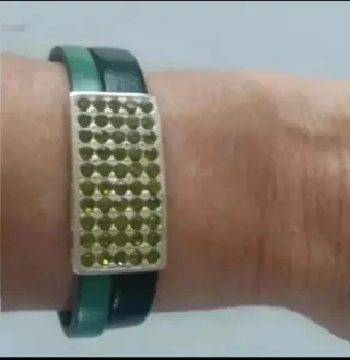 Pulseras Plata de Ley con Piedras Verdes