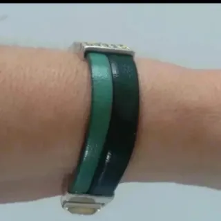 Pulseras Plata de Ley con Piedras Verdes