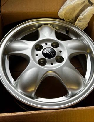 Llanta Mini de aleación plateada
