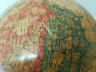 Lámpara Globo Terráqueo Vintage Dinamarca