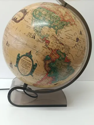 Lámpara Globo Terráqueo Vintage Dinamarca