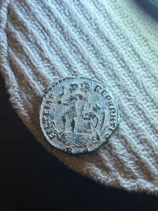 Lotto di 5 antiche monete romane