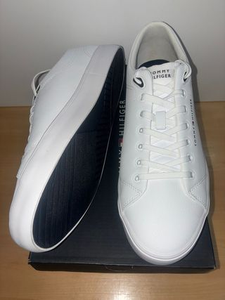 Scarpe Tommy Hilfiger bianche taglia 45