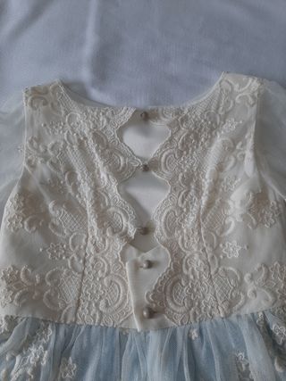 Traje de Comunión Blanco y Azul