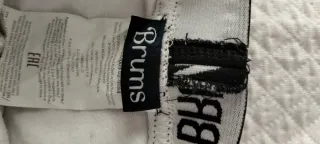 Pantaloncini Brums bianchi con scritte