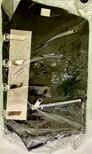 Chaleco para peluquero Jaguar Negro Cuero