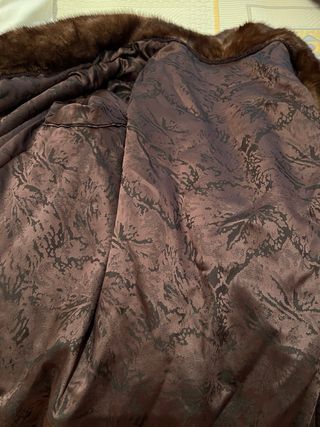 Cappotto in Pelle Naturale Vintage Marrone