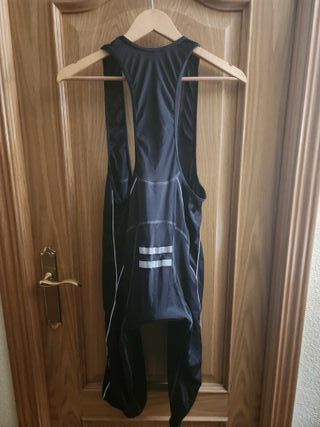 Maillot Ciclismo Negro Tirantes Hombre