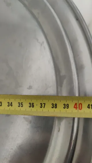 Bandejas redondas acero inoxidable