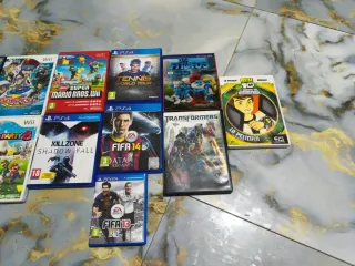 Lote Giochi Wii, PS4: Mario, Tennis, FIFA