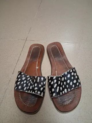 Sandalias Paka Piel Animal Print