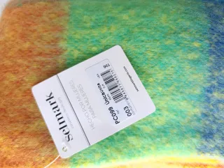 Bufanda Selmark cuadros multicolor