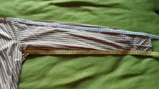 Camicia Tommy Hilfiger Vintage a Righe Beige/Marrone