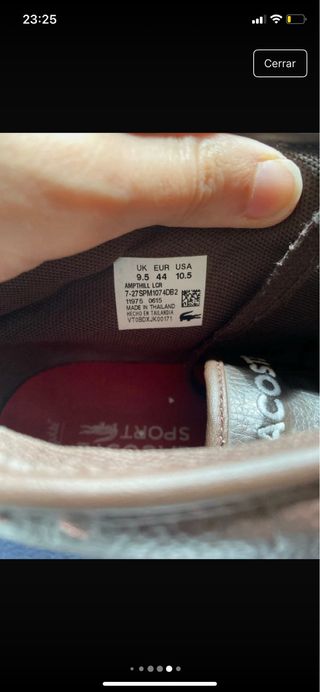 Botas Lacoste Piel Marrón