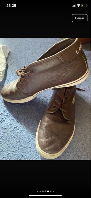 Botas Lacoste Piel Marrón