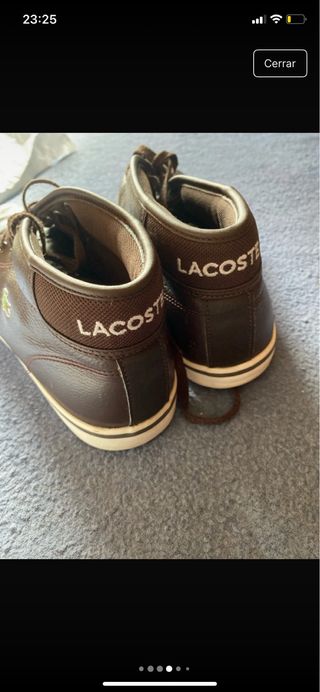 Botas Lacoste Piel Marrón