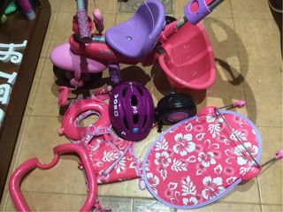 Triciclo evolutivo niña rosa y morado