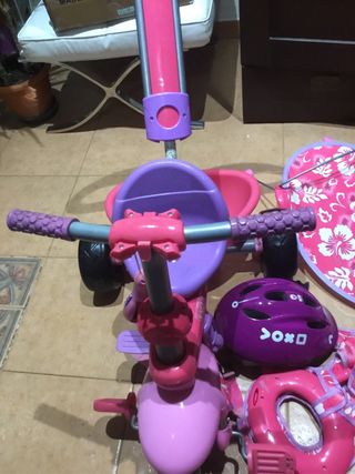 Triciclo evolutivo niña rosa y morado