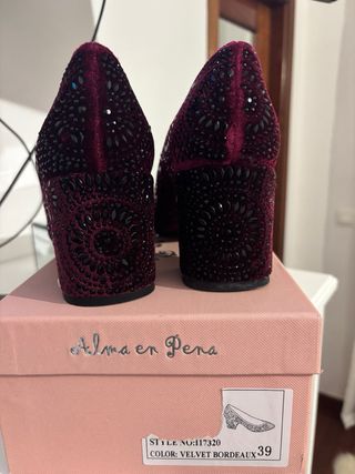 Zapatos Alma en Pena Burdeos