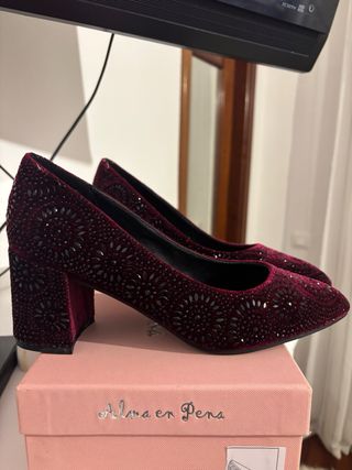 Zapatos Alma en Pena Burdeos