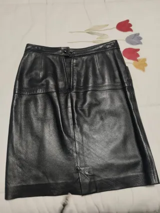 Chaqueta Piel y Ante Combinada