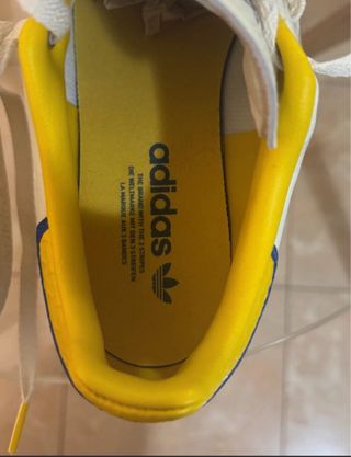 Adidas Stan Smith bianche e gialle