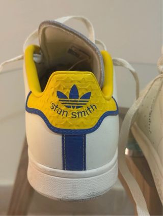 Adidas Stan Smith bianche e gialle