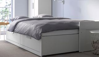 Cama Diván IKEA BRIMNES Blanca incluye colchón