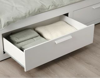 Cama Diván IKEA BRIMNES Blanca incluye colchón