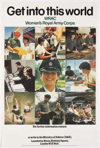 Boina Vermelha e Preta Royal Army Corps, vintage