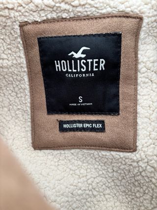 Chaqueta Hollister Talla S Unisex Marrón