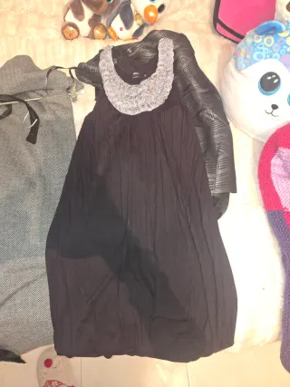 Vestido corto negro fiesta