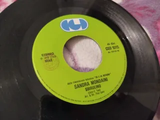 Vinile 7" Sbirulino Sandra Mondaini CGD 1978