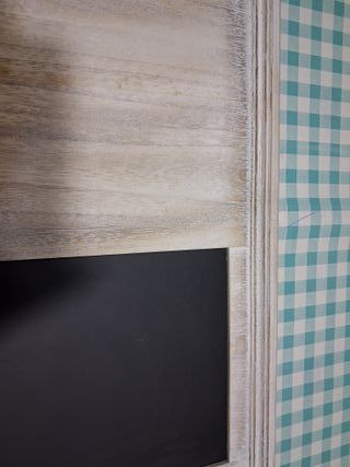 Organizador de pared con pizarra