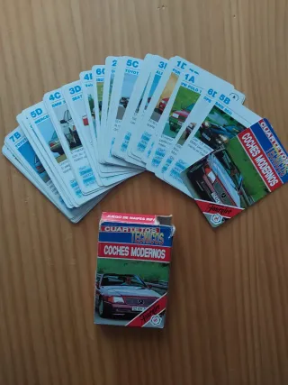 Cartas Cuartetos Técnicos Coches Modernos Fournier