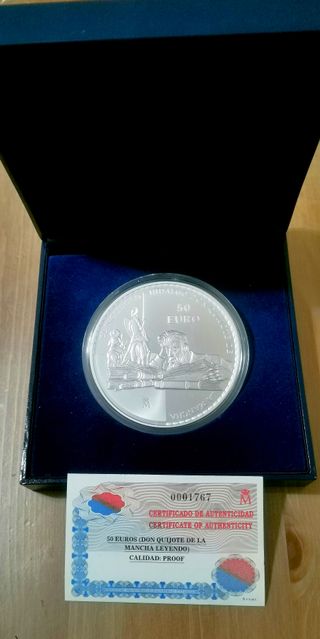 Moneda 50€ Don Quijote 2005 Cincuentin Proof