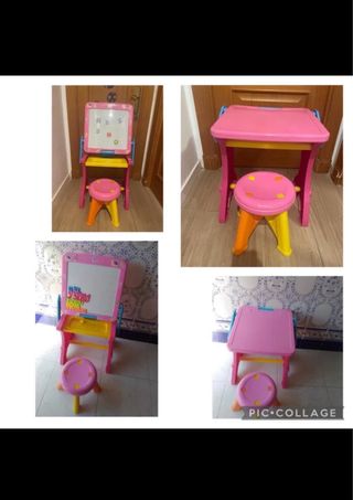 Lote de 2 pupitres convertible en pizarra