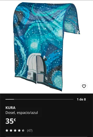 Dosel para litera infantil IKEA